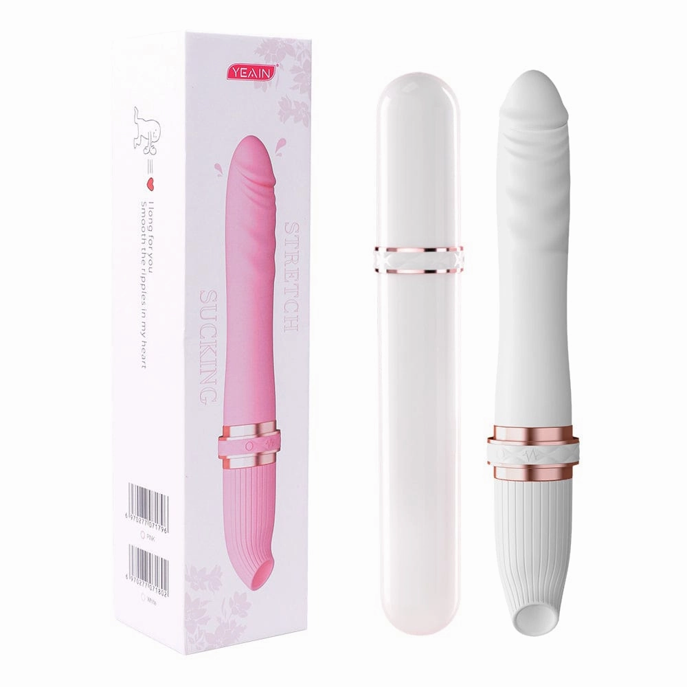 Lurevibe - Telescoping Vibrator Female 10 Frequency Variable Sex Machine Clitoris Vibrador