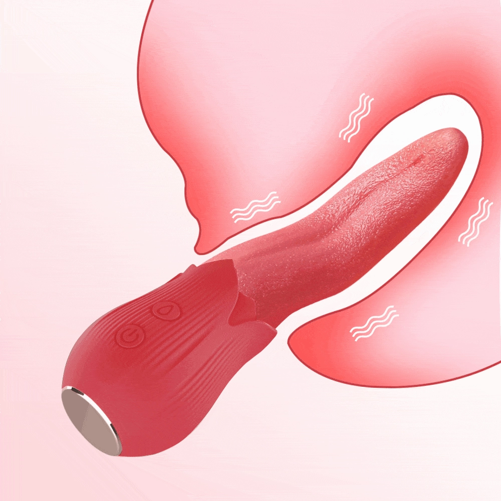 Lurevibe - Upgraded Rose - 20 Frequency Tongue Licking Vibrator