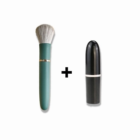 Lurevibe Makeup Set - Lipstick Vibrator   Brush Vibrator