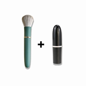 Lurevibe Makeup Set - Lipstick Vibrator   Brush Vibrator