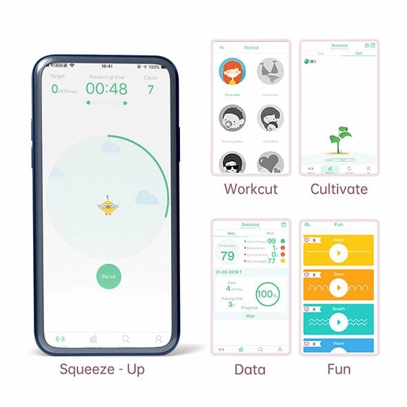 Magic Motion - FitCute App-Controlled Kegel Balls Rejuve (Turquoise)