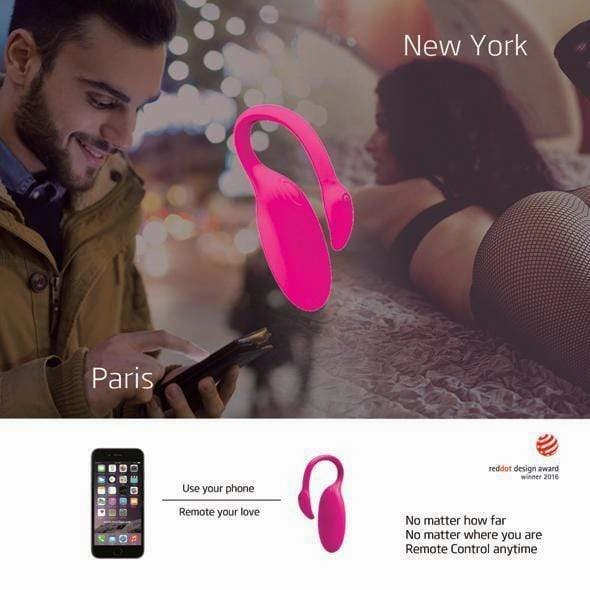 Magic Motion - Flamingo App-Controlled Wireless Vibrating Bullet  (Pink)