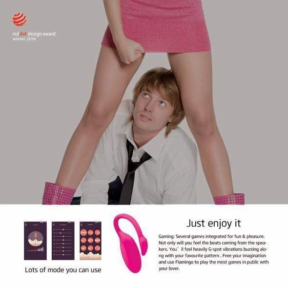 Magic Motion - Flamingo App-Controlled Wireless Vibrating Bullet  (Pink)