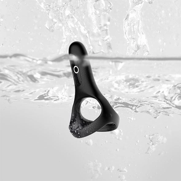 Magic Motion - Magic Rise Smart App-Controlled Wearable Silicone Cock Ring (Black)