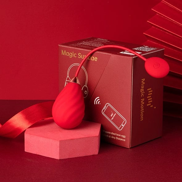 Magic Motion - Magic Sundae App Controlled Love Egg Vibrator (Red)