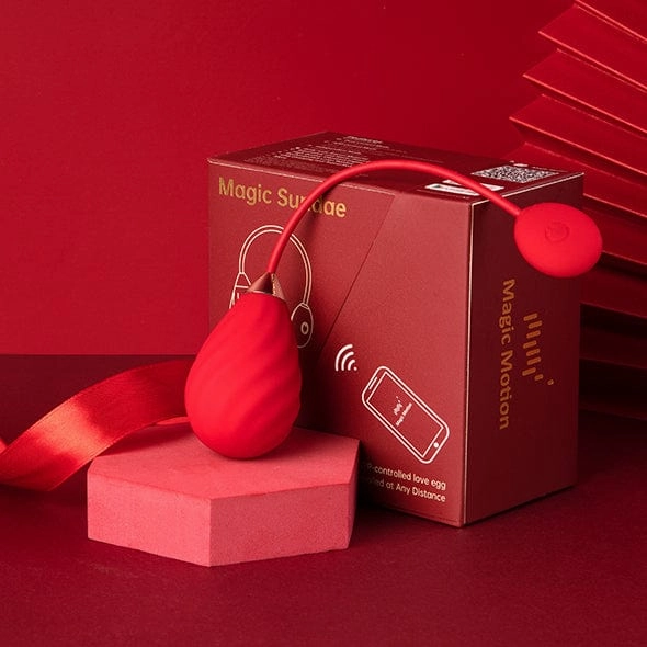 Magic Motion - Magic Sundae App Controlled Love Egg Vibrator (Red)