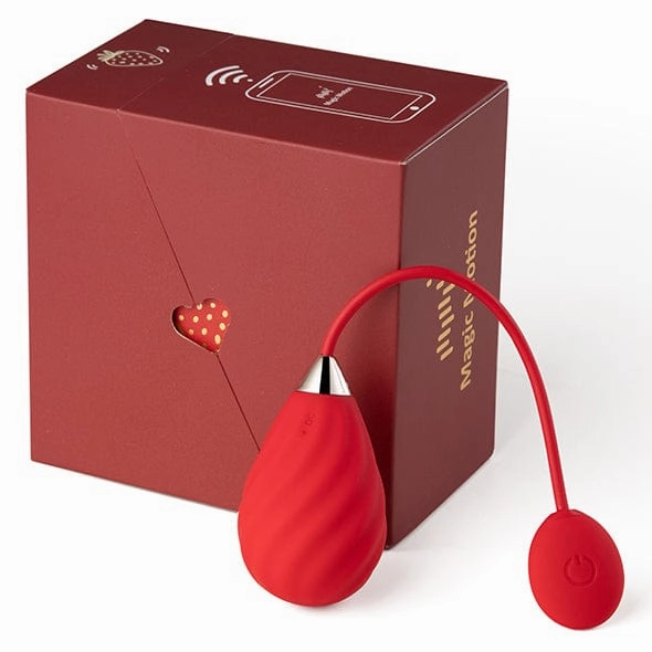 Magic Motion - Magic Sundae App Controlled Love Egg Vibrator (Red)