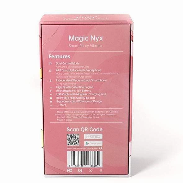 Magic Motion - NYX Smart App-Controlled Clock Panty Vibrator (Red)