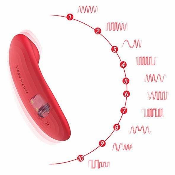 Magic Motion - NYX Smart App-Controlled Clock Panty Vibrator (Red)