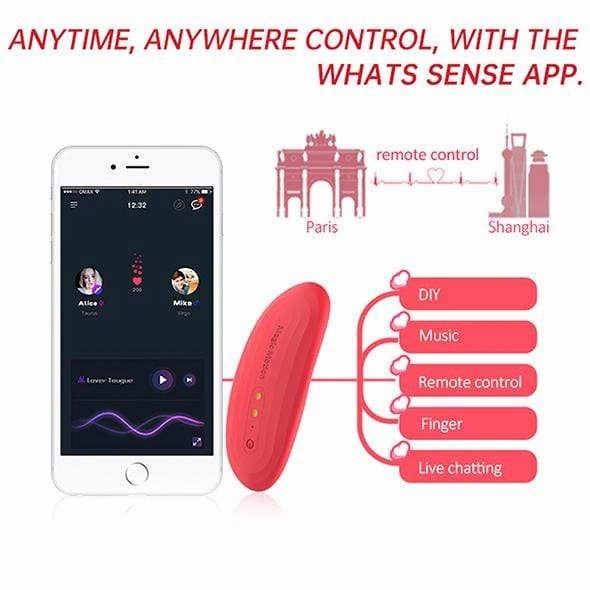 Magic Motion - NYX Smart App-Controlled Clock Panty Vibrator (Red)