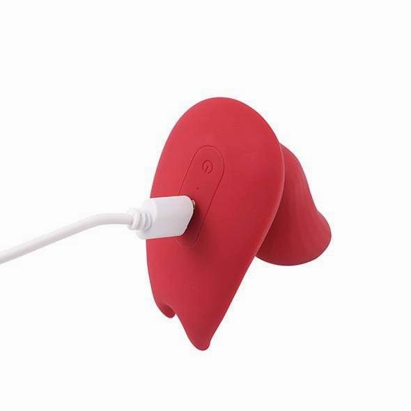 Magic Motion - Umi Smart Wearable App-Controlled Dual Motor Clock Vibrator (Red)