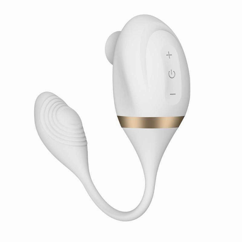 MyToys - My Secret Egg and Clitoral Air Stimulator (White)