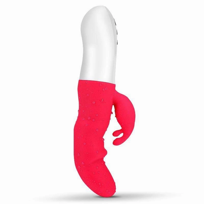 MyToys - MyBunny Rechargeable Thrusting Rabbit Vibrator (Red)
