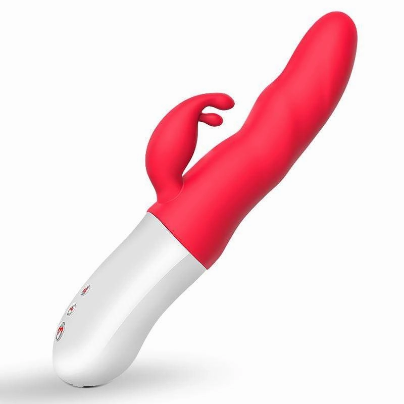 MyToys - MyBunny Rechargeable Thrusting Rabbit Vibrator (Red)