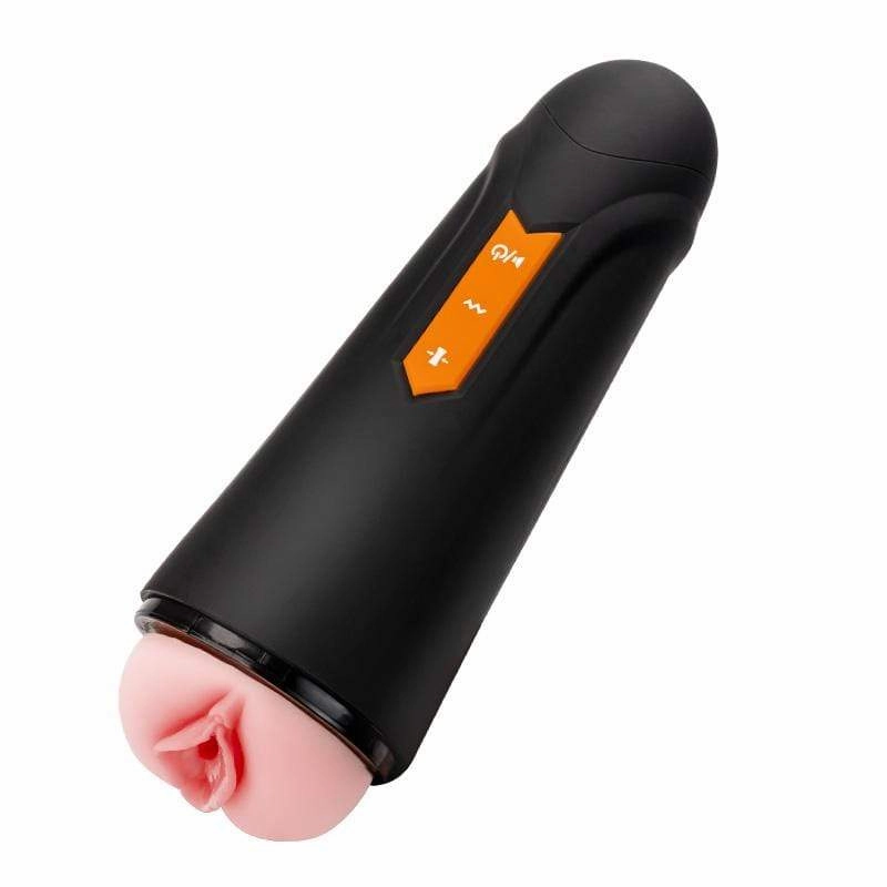 MyToys - MyFun Clamping and Vibrating Masturbation Cup (Black)