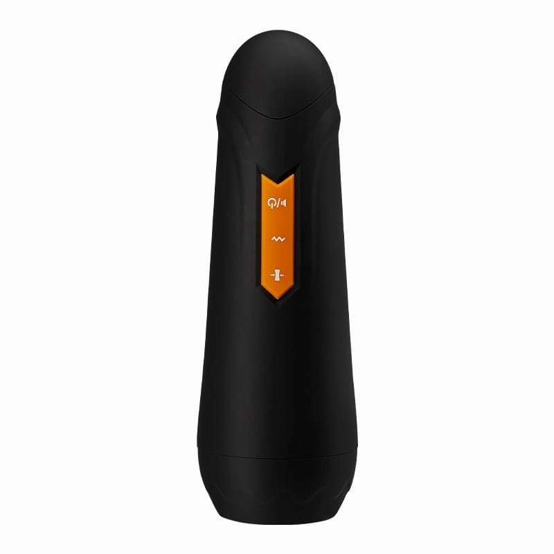 MyToys - MyFun Clamping and Vibrating Masturbation Cup (Black)
