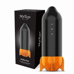 MyToys - MyRocket Clamping Vibrating Masturbation Cup (Black)