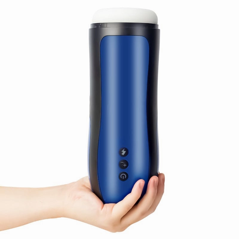 MyToys - MyThruster Thrusting Vibrating Masturbation Cup (Blue)