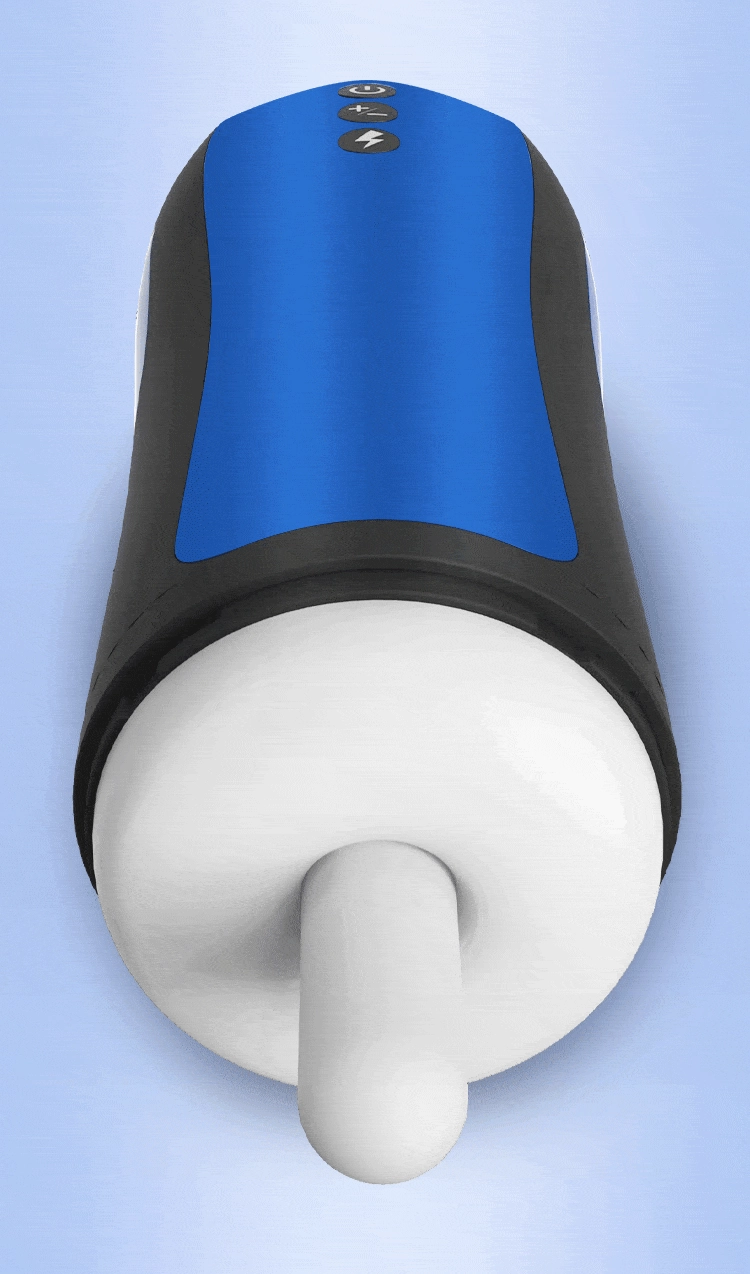 MyToys - MyThruster Thrusting Vibrating Masturbation Cup (Blue)