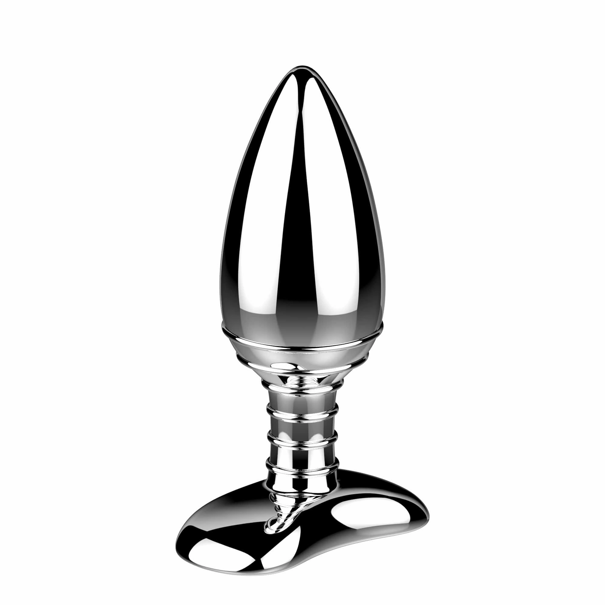 Nexus - Cestos Aluminium Remote Control Vibrating Butt Plug (Silver)