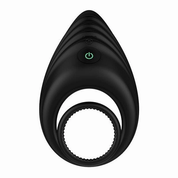 Nexus - Enhance Vibrating Cock and Ball Ring (Black)