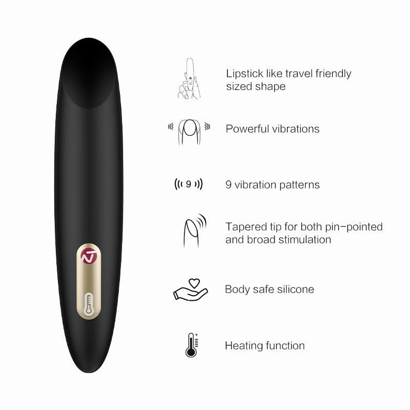 Nomi Tang - Samba Heating Bullet Vibrator (Black)