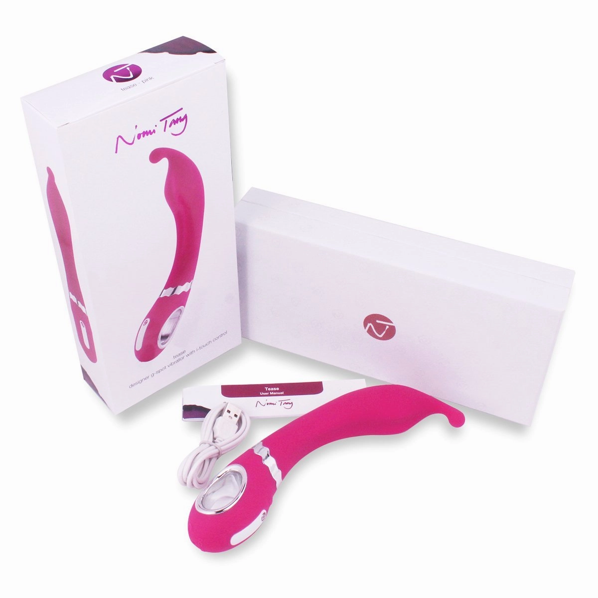 Nomi Tang - Tease Rechargeable G-Spot Vibrator (Pink)