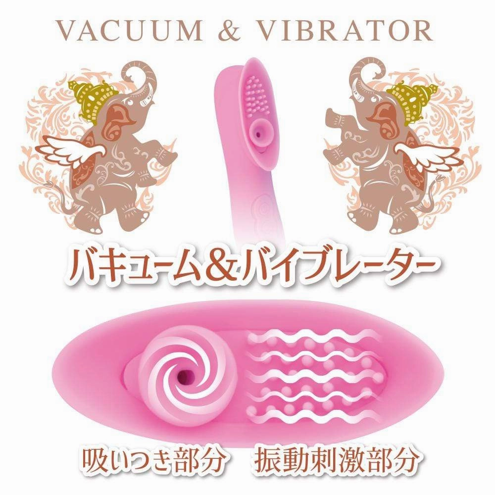NPG - Rolo Porte Vacuum Rotor Vibrator (Pink)