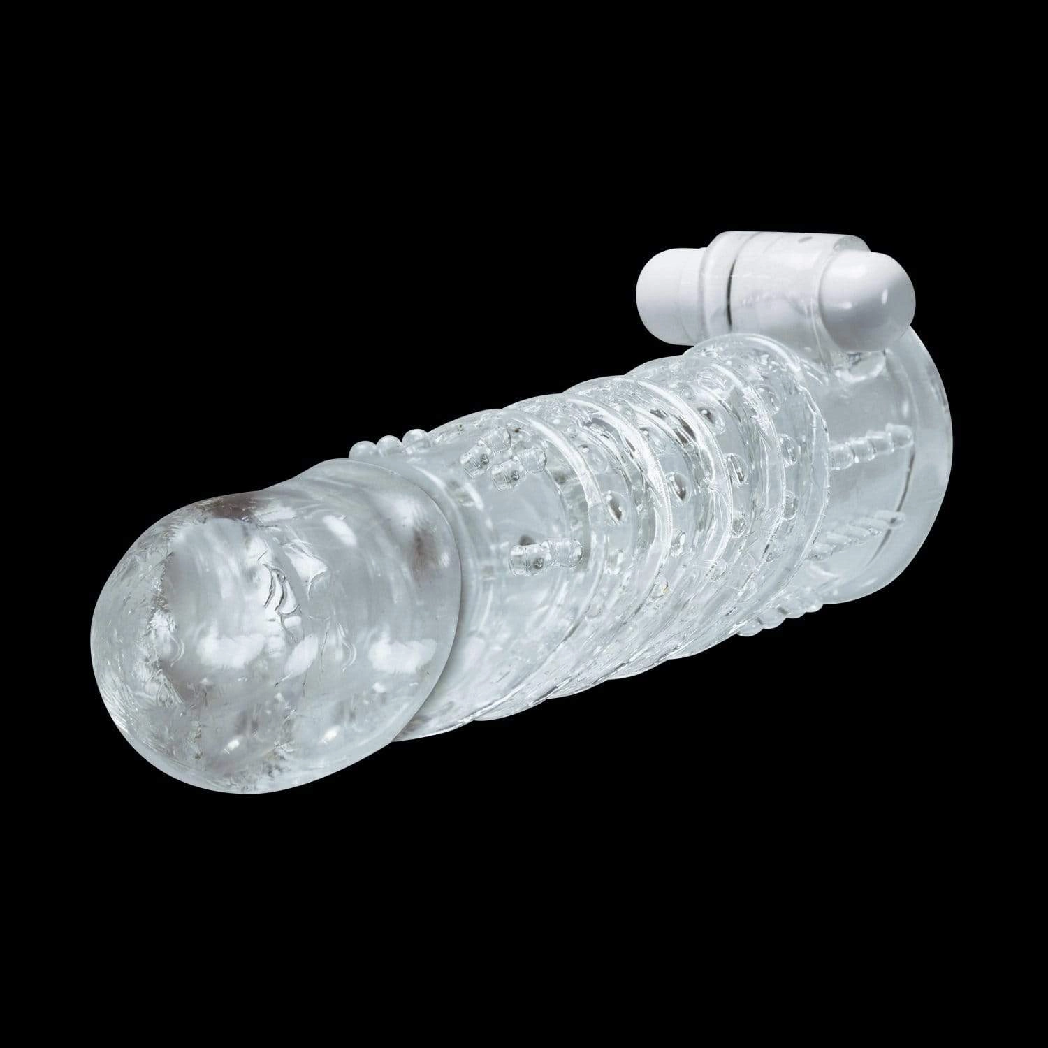 NPG - Sex Retsuden 6 Benkei Vibrating Cock Sleeve (Clear)