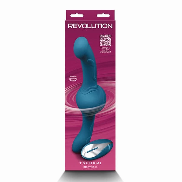 NS Novelties - Revolution Tsunami Double Dildo (Teal)