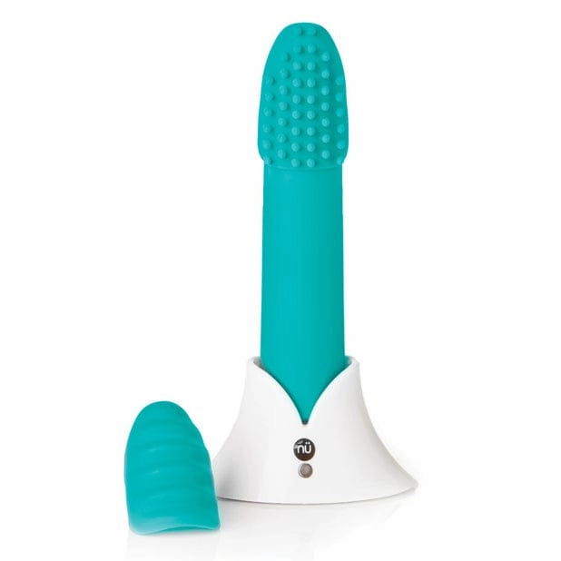 Nu Sensuelle - Point Plus Rechargeable Bullet Vibrator with Head Attachments (Rose Gold)