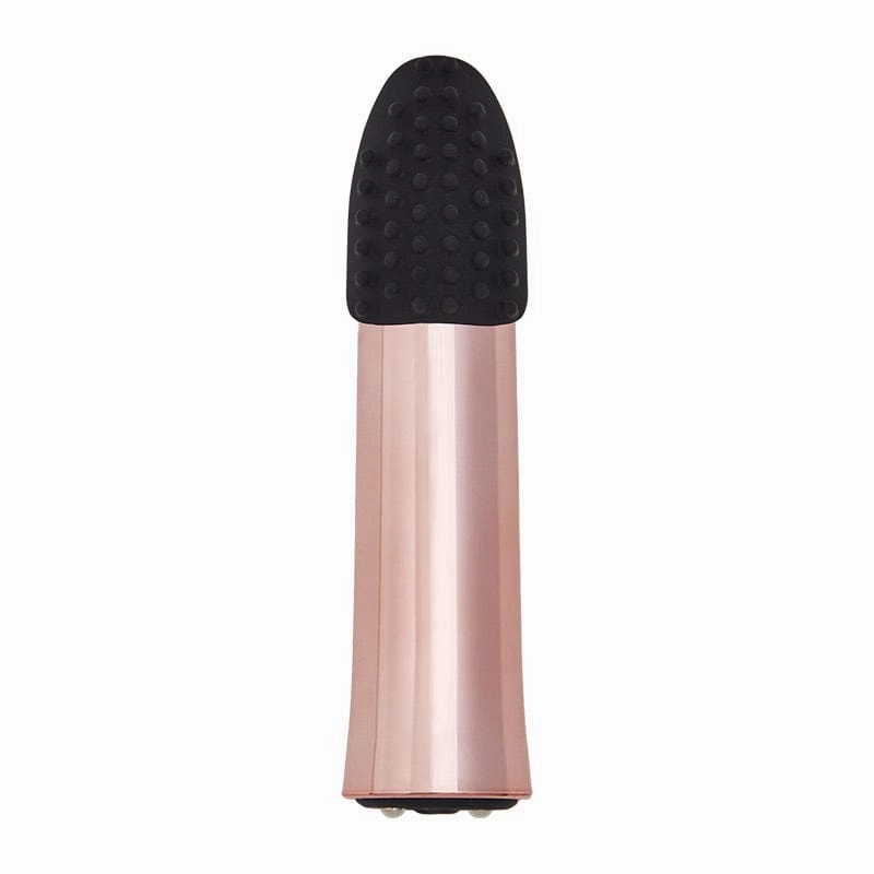 Nu Sensuelle - Point Plus Rechargeable Bullet Vibrator with Head Attachments (Rose Gold)