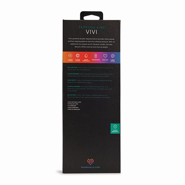Nu Sensuelle - Vivi Double Tapping Vibe G Spot Vibrator (Deep Purple)