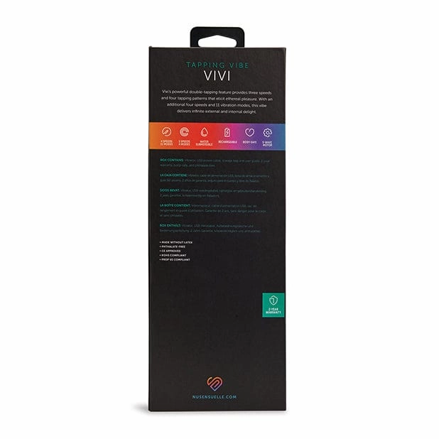 Nu Sensuelle - Vivi Double Tapping Vibe G Spot Vibrator (Deep Purple)