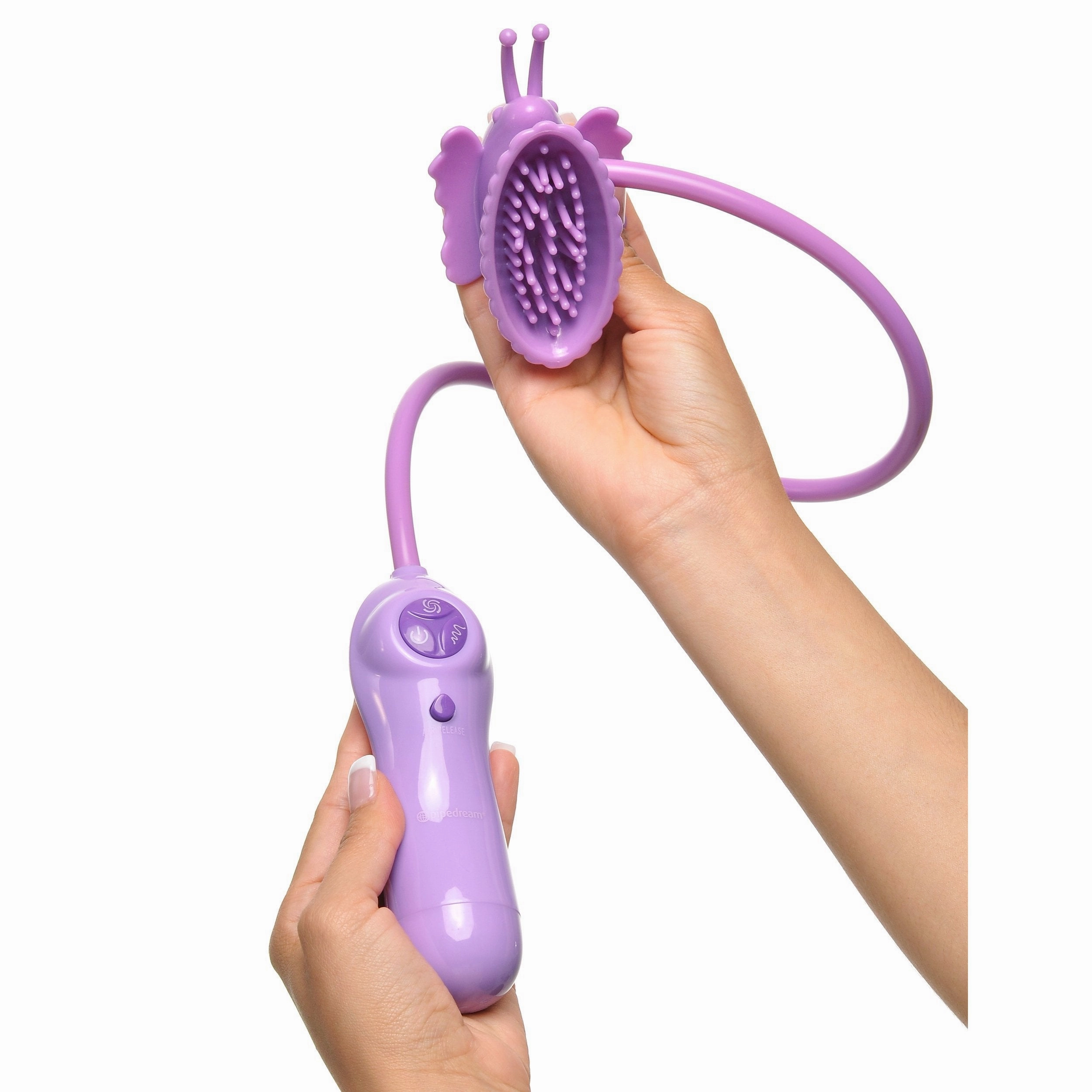 Pipedream - Fantasy For Her Butterfly Flutt-Her Clit Massager (Purple)