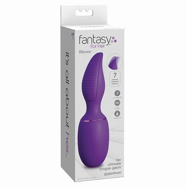 Pipedream - Fantasy for Her Ultimate Tongue Gasm Clit Massager (Purple)