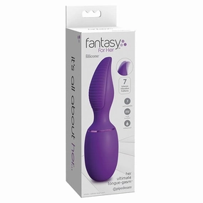 Pipedream - Fantasy for Her Ultimate Tongue Gasm Clit Massager (Purple)