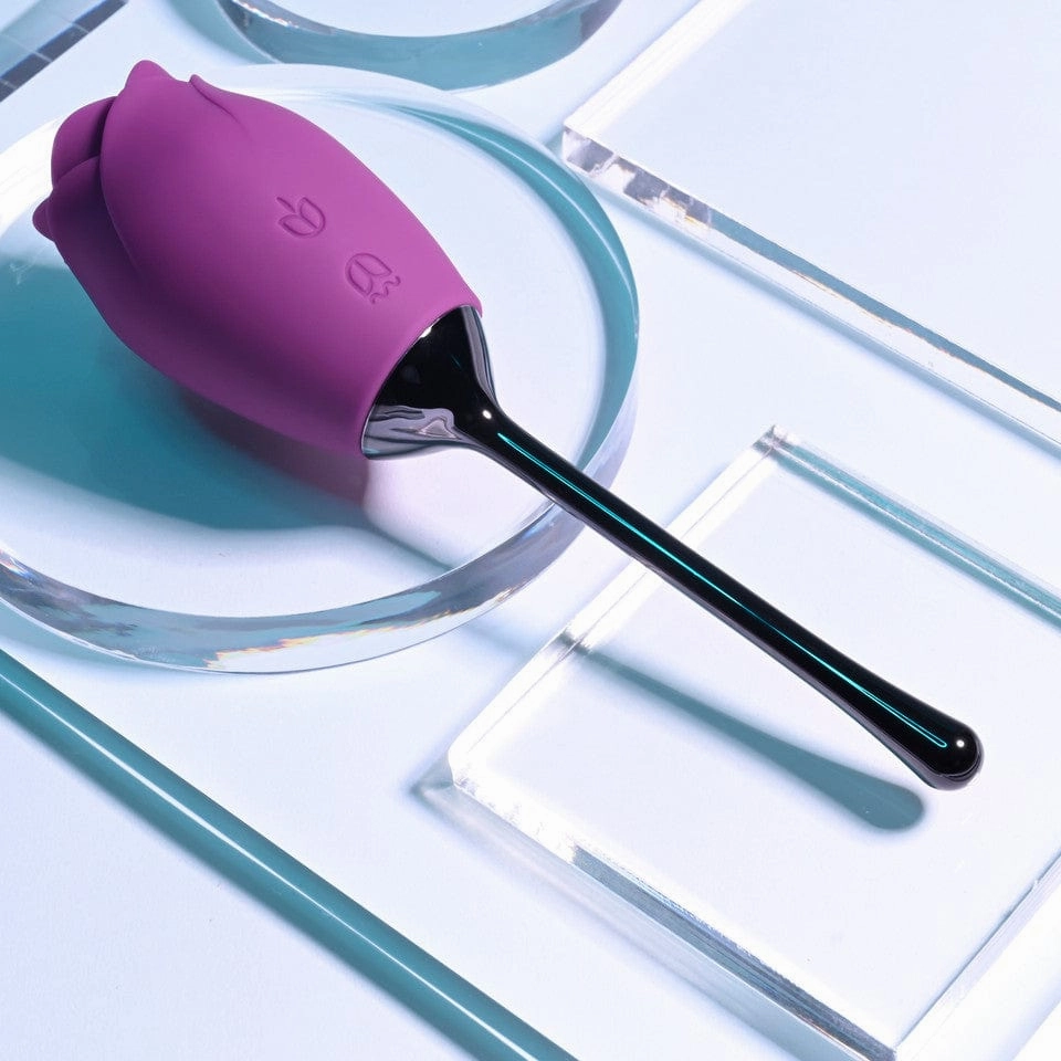 Playboy - Petal Tongue Licking Vibrator (Pink)