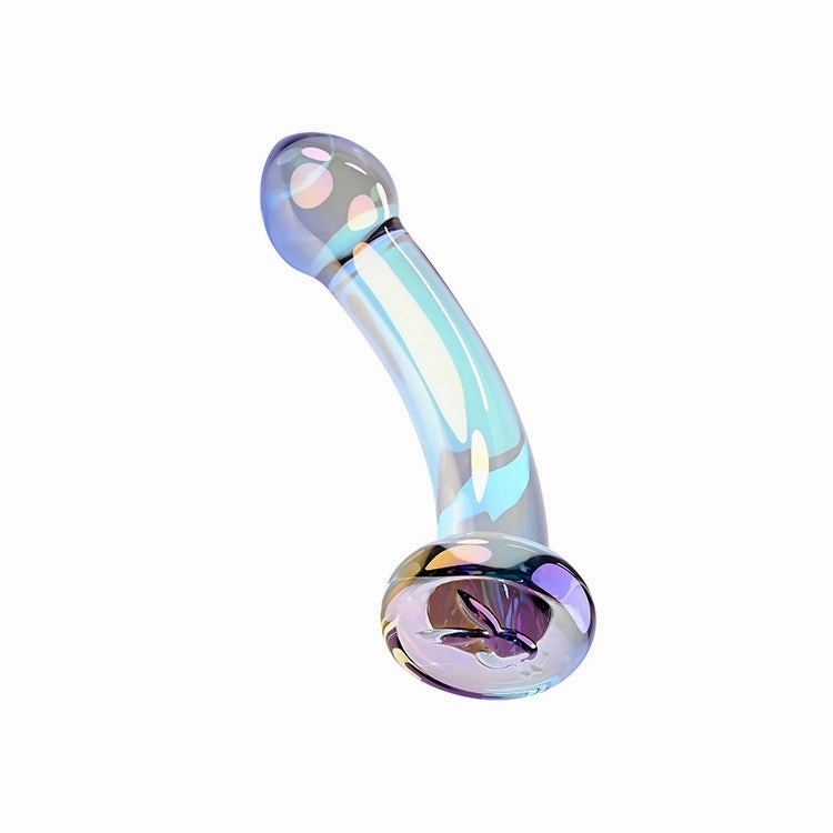 Playboy Pleasure Jewels King Multi Play Glass Dildo