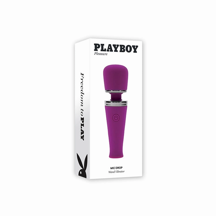 Playboy Pleasure Mic Drop Mini Wand Vibrator