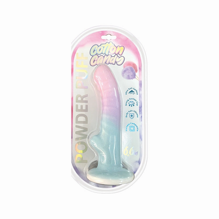 Powder Puff Cotton Candy Dildo 6.5in
