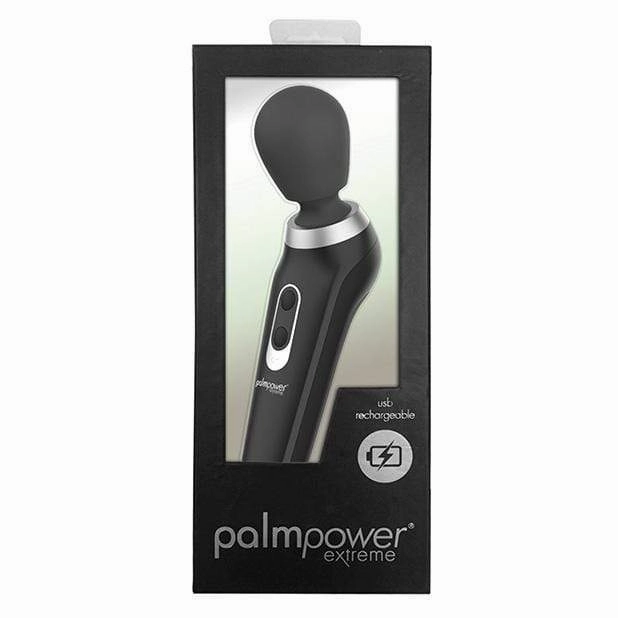 PowerBullet - PalmPower Extreme Rechargeable Wand Massager (Black)