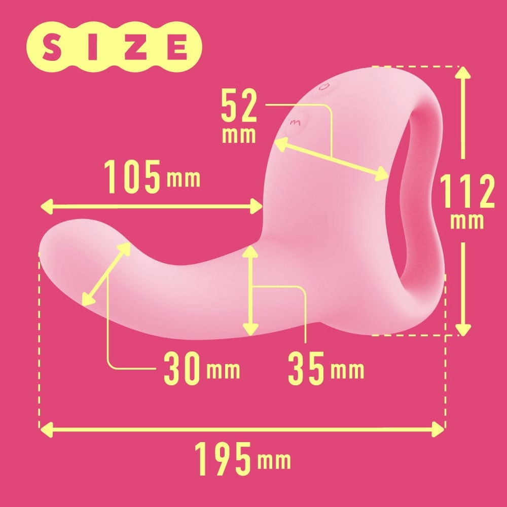 PPP - Jupo Jupo Machine G Spot Dildo 7.6"