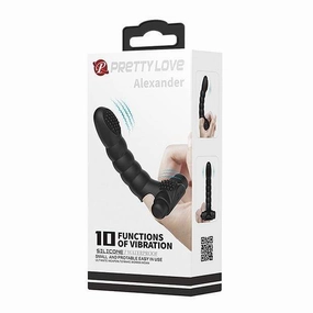 Pretty Love - Alexander Finger Vibrator (Black)
