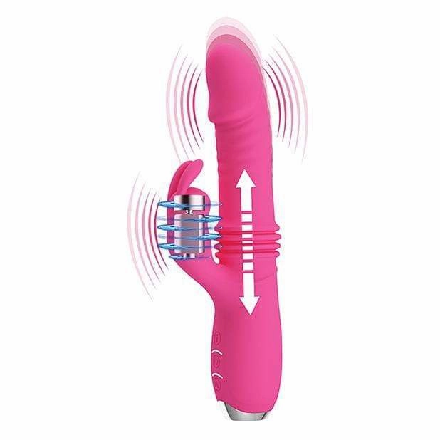 Pretty Love - Dorothy Thrusting Rabbit Vibrator (Pink)