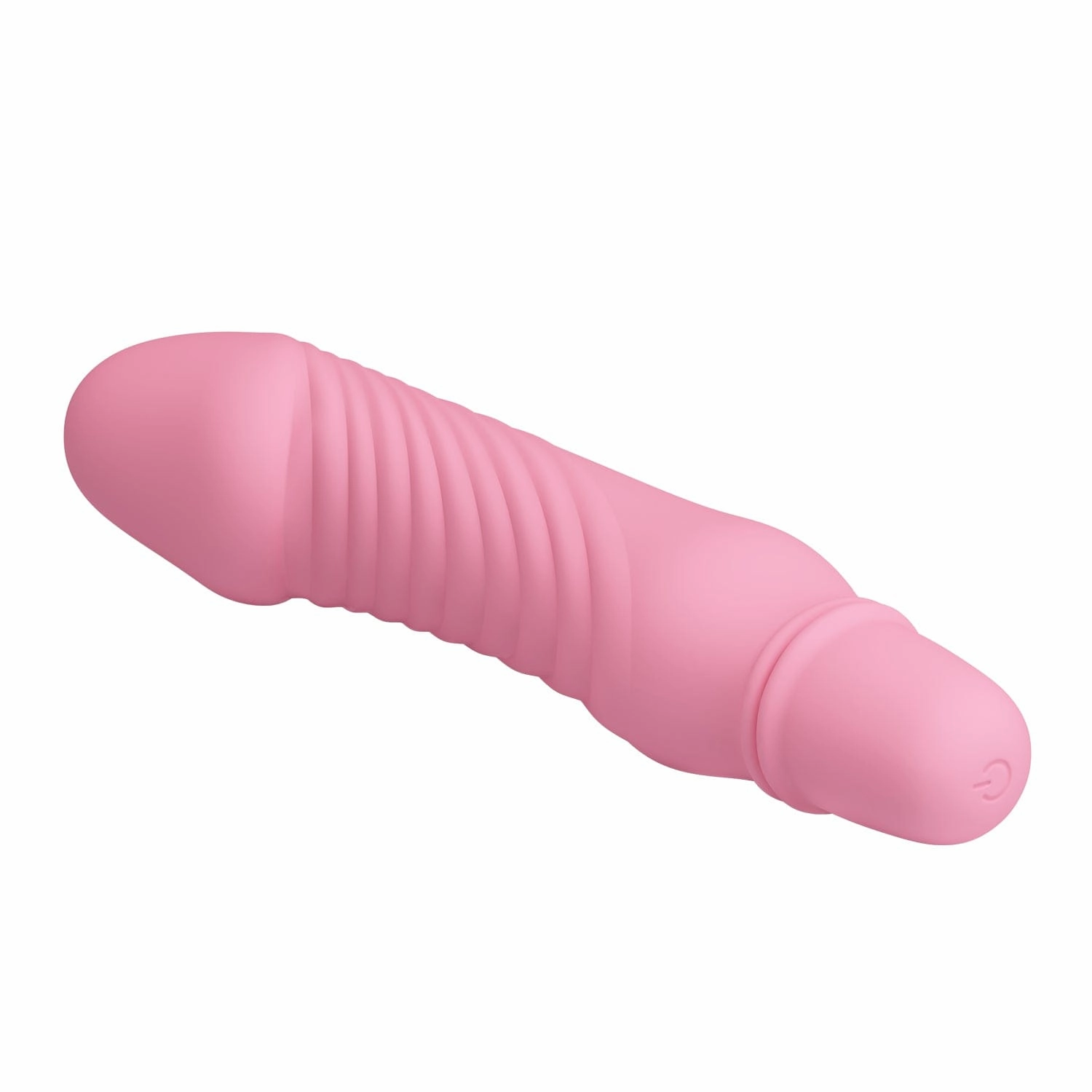 Pretty Love - Stev Vibrating Realistic Dildo (Pink)