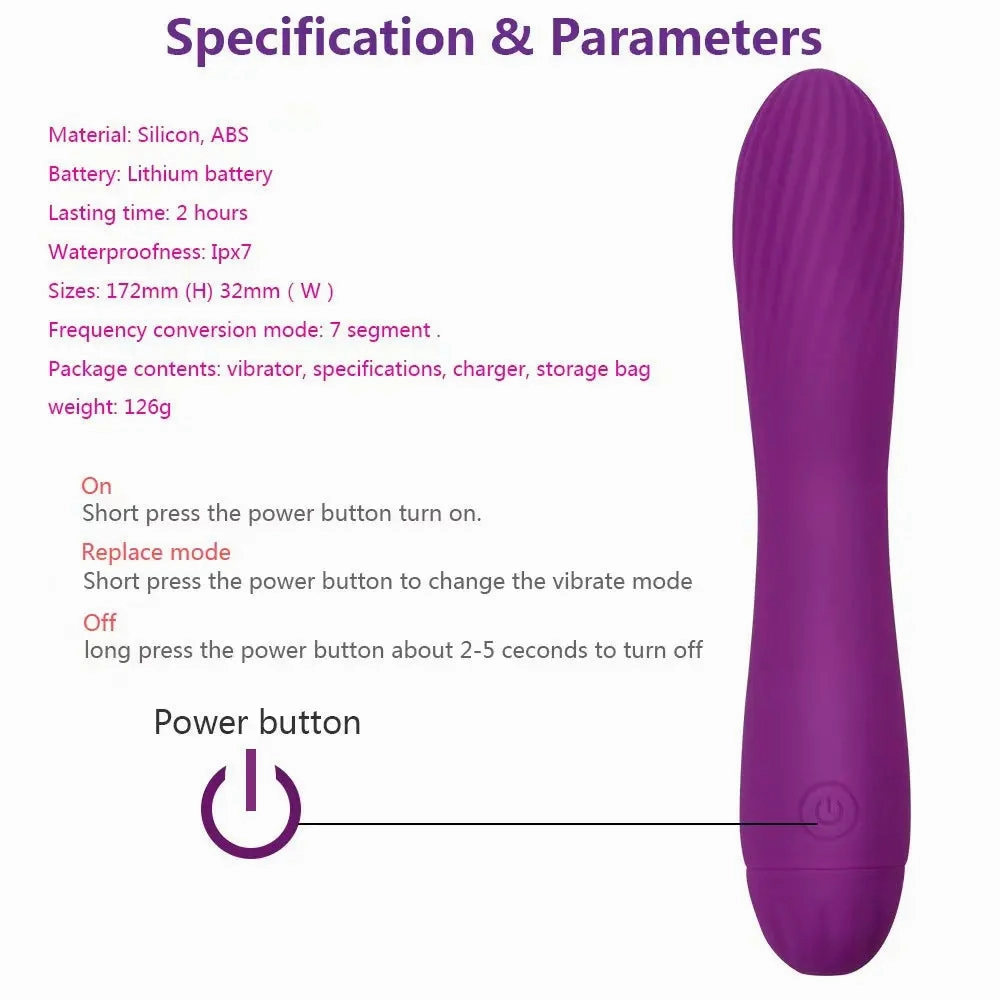 Quusvik - Vibrator Silicone Dildo Waterproof Vibrators for Women