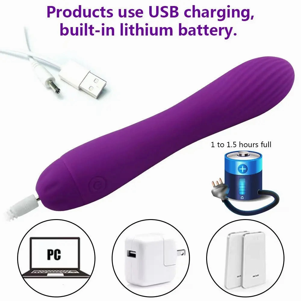 Quusvik - Vibrator Silicone Dildo Waterproof Vibrators for Women