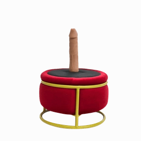 Red Seat Dildo Machine Chair Massage Seat