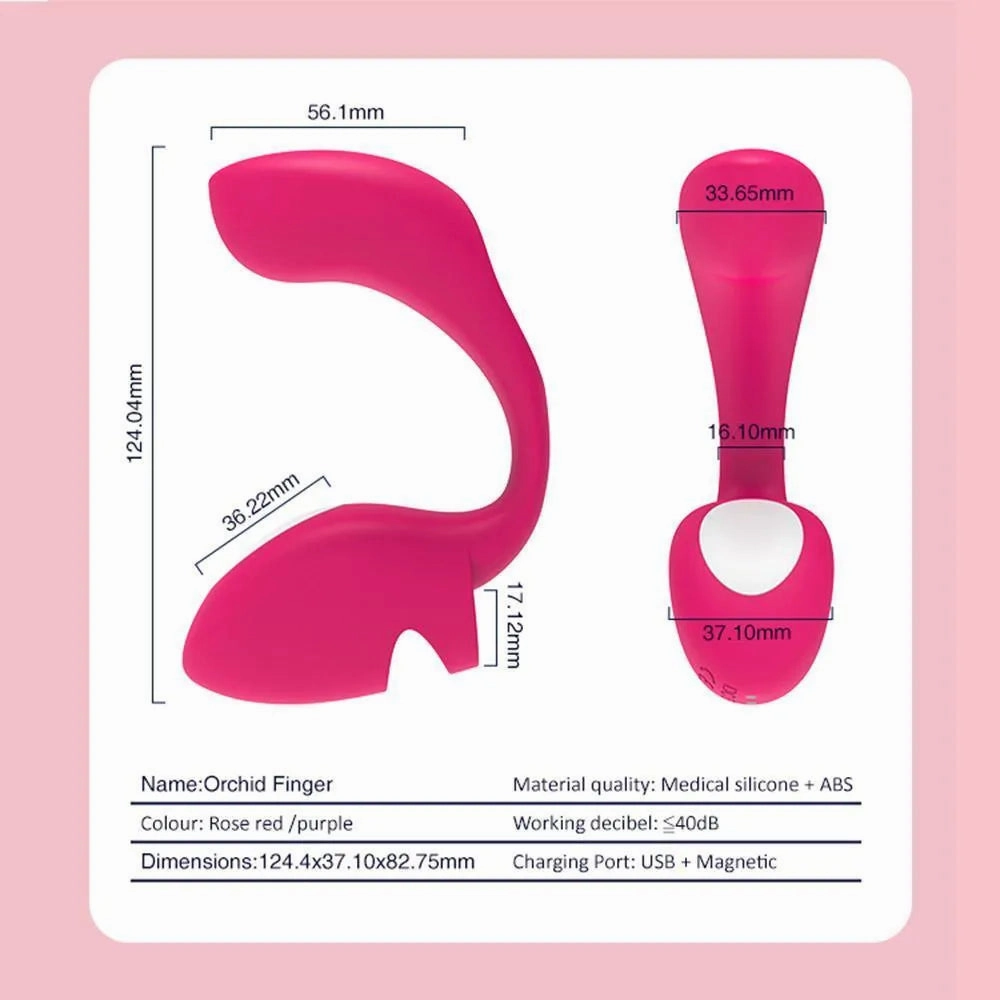 Remote Control Finger Vibrator for Couples